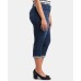 Levi’s Women’s Plus Size Shaping Capri Jeans, Dark Blue, 18W