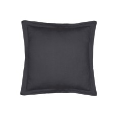 Levtex Home Washed Linen Charcoal Euro Sham with Flange (Charcoal, 26×26)