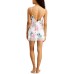  Women’s Noralee Lace-Trim Chemise Floral Nightgown (Ivory Floral), Ivory Floral, Medium