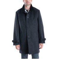 London Fog Men's Clark Classic-Fit Overcoat, Gray, 38S