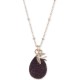 Lonna & Lilly Gold-Tone Druzy Pendant Necklace & Phone Card Holder Set(16+3)