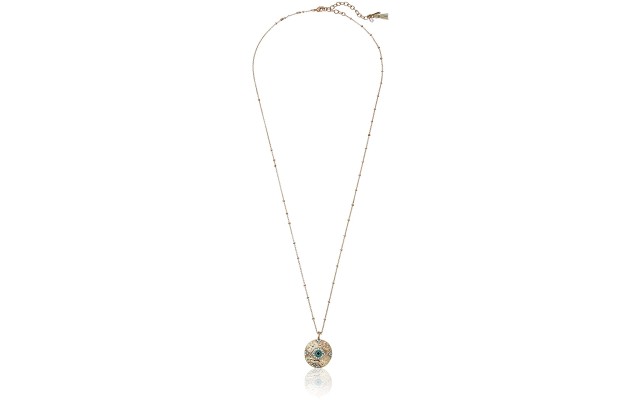 Lonna & Lilly Gold Tone Evil Eye Pendant Necklace(28+3)