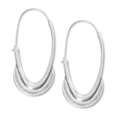 Lucky Brand Crescent Hoop Earrings