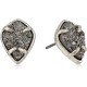  Druzy Stud Earrings (Silver)