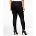  Trendy Plus Size Ginger Skinny Jeans (Black, 14W)