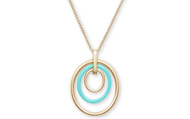  Women’s Chain Circle Ring Necklace (34)
