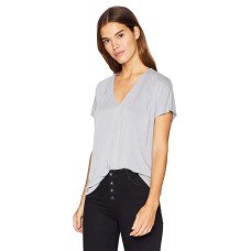 Lucky Brand Women’s Sandwash Pleated Top (Sleet, L)