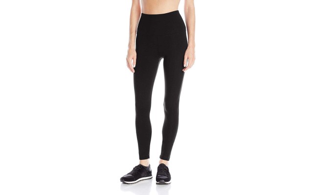  Women’s Center Seam Ponte Legging (Black, XL)