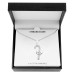 Macy’s Diamond Candy Cane 18″ Pendant Necklace