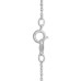 Macy’s Lab-Created Ruby (1/6 ct. t.w.) Candy Cane 18″ Pendant Necklace (Silver)