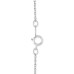 Macy’s Lab-Created Ruby White Sapphire Snowman 18″ Pendant Necklace (Silver)