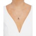 Macy’s Lab-Created Ruby White Sapphire Snowman 18″ Pendant Necklace (Silver)