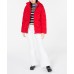  Juniors Hooded Faux-Fur-Trim Puffer Coats, Red, X-Small