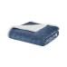 Madison Park Elma Embossed Plush Throw (Blue, 60×70)