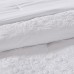  Quebec 5 Piece Comforter Set (White, Queen)