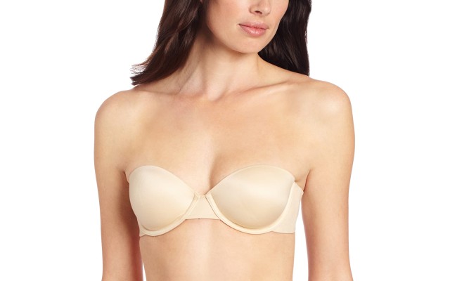  Women’s Comfort Devotion Strapless Demi Multiway Bra 09405, Latte Lift, 34 A