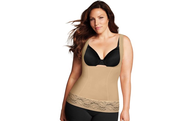 Women’s Curvy Firm Foundations Wear Your Own Bra Torsette (Body Beige,1X)