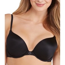 Maidenform Women’s Custom Lift Satin Demi Bra (Black, 34 D)