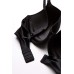  Women’s Custom Lift Satin Demi Bra (Black, 34 D)