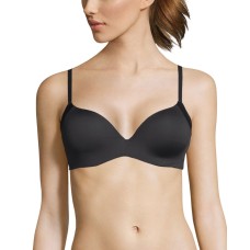Maidenform Women’s Smooth Finish Push Up Bra (Black, 24B)