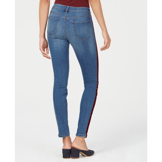  Womens Side Stripe Skinny Fit Jeans (6/28)