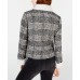 Maralyn & Me Juniors’ Faux-Shearling-Trim Moto Jacket, Charcoal, XL