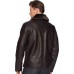  by Andrew Marc Men’s Faux Shearling Pilot Jacket, (Brown, Small)