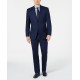 Marc New York by  Men’s Modern-Fit Stretch Blue Birdseye Suit