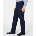 Marc New York by  Men’s Modern-Fit Stretch Blue Birdseye Suit