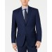 Marc New York by  Men’s Modern-Fit Stretch Blue Birdseye Suit