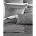  Collection Radiant Day 14 Pcs Floral Silver Comforter Set (Grey, Queen)