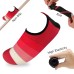 Men’s Flexible Aqua Socks, Swim Shoes, Summer Outdoor Shoes For Water Sports, Pool, Sea, Beach Activities, Red/White Striped, 11-12
