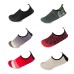Men’s Flexible Aqua Socks, Swim Shoes, Summer Outdoor Shoes For Water Sports, Pool, Sea, Beach Activities, Red/Black, 11-12