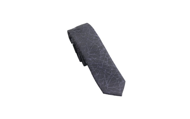 Men’s Neck Tie Broken Mirrors Super Skinny Slim Accessory Not Applicable (Black)