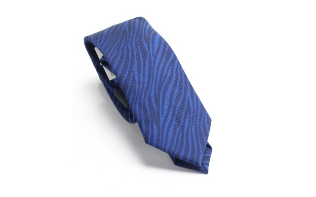INC Men’s Neck Tie Navy Burchell Abstract Skinny Slim Accessory Not Applicable (Navy)