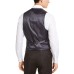  Men’s Classic-Fit Airsoft Stretch Suit Vest, Brown, 2XL