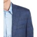  Men’s Classic-Fit Plaid Sport Coat (Navy, 42)
