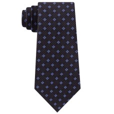 Michael Kors Men’s Classic Textured Neat Tie (Black)