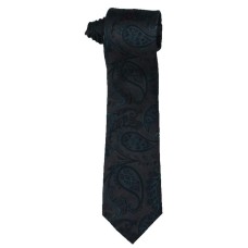 Michael Kors Mens Silk Paisley Business Neck Tie, Green
