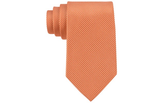  Men's Sorento Solid Ties, Orange