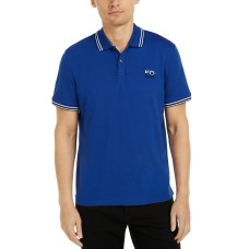 Michael Kors Men’s Stacked Logo Polo Shirt, Blue, S