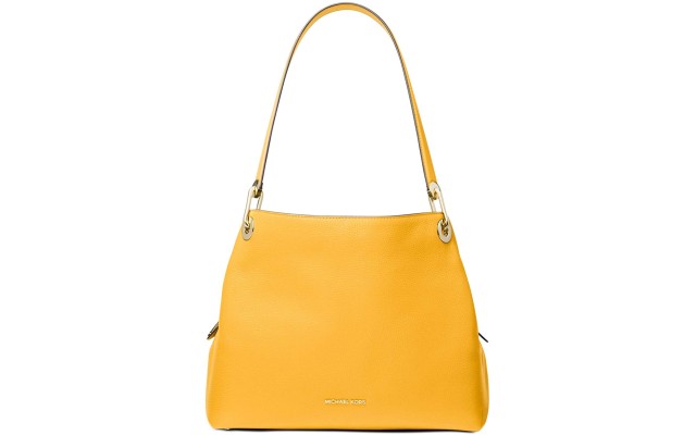  Raven Pebble Large Leather Tote, Sunflower/Gold