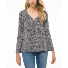 Michael Michael Kors Marled Embellished Sweater (Silver, Small)