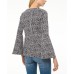  Marled Embellished Sweater (Silver, Small)
