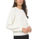 Michael  Puff-Sleeve Sweater, Regular & Petite Sizes (White, Large)