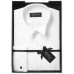  of London Men’s Pleated Wing French Cuff Tuxedo Shirt (White,15X32-33)