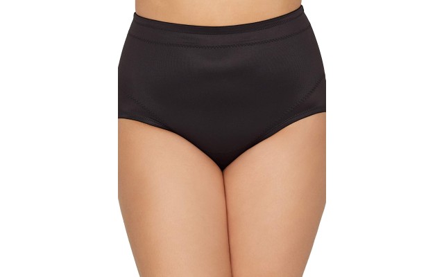  Women’s Plus Size Extra-Firm Flexible-Fit Brief (Black, 4X)