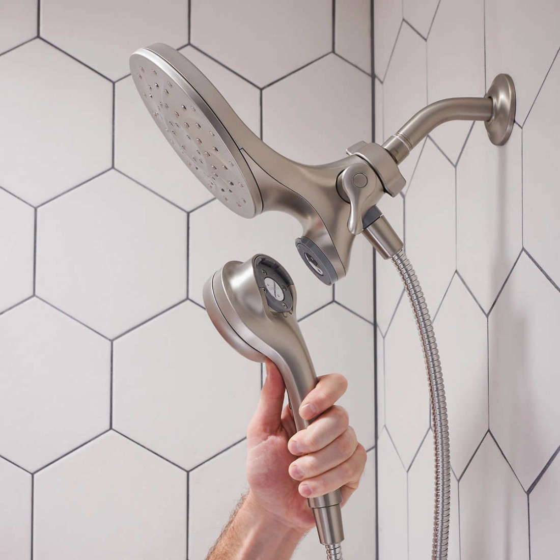 Handheld Moen Shower Head at Veronica Burkhart blog