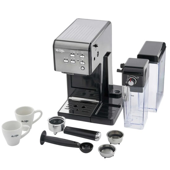  One-Touch CoffeeHouse Espresso and Cappuccino Machine, Dark Stainless