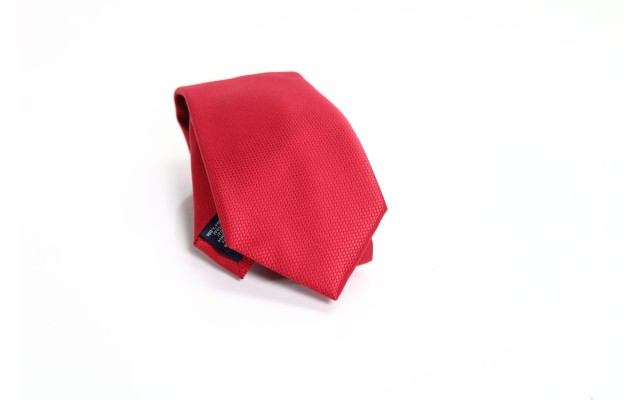 Men’s Salt Solid Skinny Slim Silk Neck Tie, Red